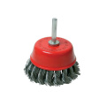 twisted knot wire cup brush grinding wheel